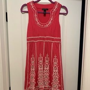 INC. pink, beaded dress